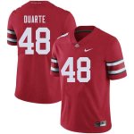 Men's Ohio State Buckeyes #48 Tate Duarte Red Nike NCAA College Football Jersey Real SKO8644BZ